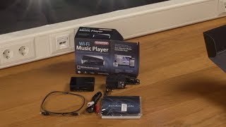 Unboxing e installazione di Sitecom WMA1000 WiFi Music Player  ITALIANO [upl. by Atteynot316]