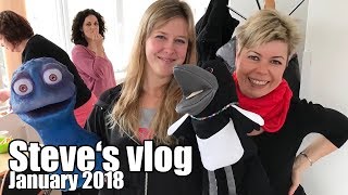 Steves making new friends  Steve and Maggies vlog  January 2018 [upl. by Whale]