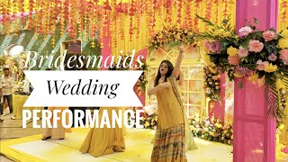 Bridesmaids Haldi Dance Performance  Gallan Goodiyan  salameishq  kudmai [upl. by Hasila]