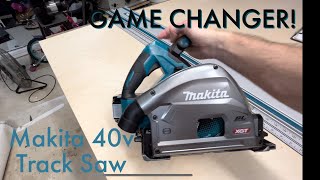 Initial impression Makita XGT 40V Track Saw [upl. by Geralda252]