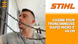 Présentation de la Chaîne pour tronçonneuse Rapid Micro 3  STIHL [upl. by Phyl57]