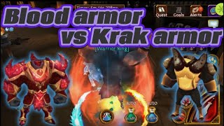 Arcane Legends  Blood armor vs Kraken armor [upl. by Warde132]