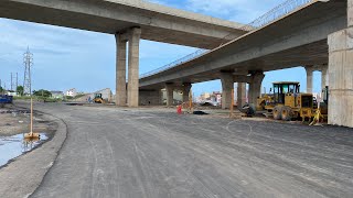 Final Asphalting Work On The Ongoing Takoradi Interchange Road Project [upl. by Chariot]