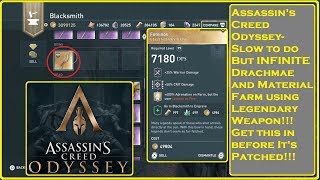 Assassins Creed Odyssey  INFINITE Drachmae and Materials [upl. by Banna]