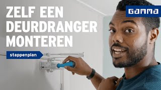 Deurdranger monteren en afstellen stap voor stap  Klussen met deuren  How to met GAMMA [upl. by Balfour]