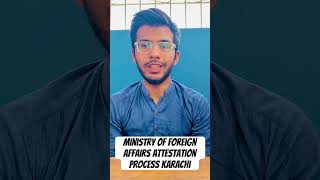 MOFA Attestation Process Karachi  MOFA Attestation Process through TCS [upl. by Chane440]