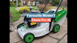 Etesia Pro 46 Lawn Mowing [upl. by Ainirtak]