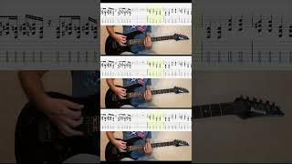 Rammstein  Sonne Guitar verse2ampchorus2 amp Tabs rammstein guitarcover guitartabs sonne shorts [upl. by Laertnom]