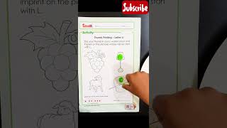 Thumb Printing Activity for kids kids learning art craft viral youtubeshorts shorts [upl. by Monney]