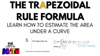 The Trapezoidal Rule Formula [upl. by Saidnac]