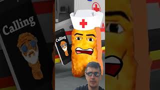 LetS With Chicken Nugget Come To Save Old Fried Chicken Thigh Injured shots minecraftanimation [upl. by Punke]