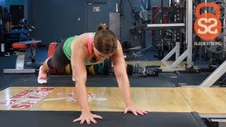 How to Do an Inch Worm Exercise  SleekStrong With Rachel Cosgrove [upl. by Ynahpit]