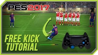 PES 2017 Free Kick Tutorial PS3 PS4 [upl. by Imak]