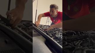 Oil change amp glow plugs PART 1 Watch full video shorts audi carguy carmemes diygarage [upl. by Tani]