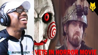 Veteran Reacts To If Veterans Were in Horror Movies REACTION [upl. by Eddy]