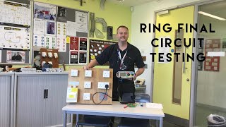 Ring Final Circuit Testing for Sockets Wired in 25 Twin and CPC Cable Twin and Earth Cable [upl. by Theda699]