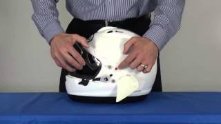 How To Remove amp Install The Arai RX7V Visor [upl. by Windsor]