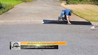 DIY Curb Ramp  How To Make A Removable Driveway Ramp For Lowered Cars [upl. by Ormiston]