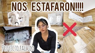 TODO SALIÓ MAL ✖️ Remodelación de baño 😥 No nos damos por vencidos 🏠 muchos proyectos más [upl. by Aihsek]