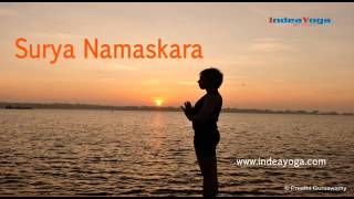 Surya Namaskara Marathon Audio at IndeaYoga Mysore India by Bharath [upl. by Salot99]