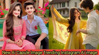 Instagram trending Ai image Generated Instagram trending reel editing Ai Prompt editing [upl. by Merce]