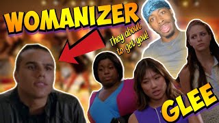 THAT BOY A PLAYER 😂😂 GLEE  Womanizer Full Performance HD FUNNY REACTION [upl. by Eiramait]