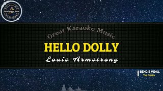 Hello Dolly Karaoke Louis Armstrong [upl. by Assiluj]