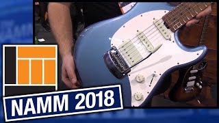 LampM  NAMM 2018 Ernie Ball Music Man Cutlass RS Guitar [upl. by Haggai]