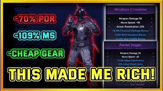 How I Made 20000 Gold in 2 Hours  70 PDR Racecar Fighter Build Guide  Dark and Darker [upl. by Yruy]