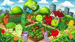 THE VEGGIE SONG  KIDS NURSERY RHYMES [upl. by Maurilla]