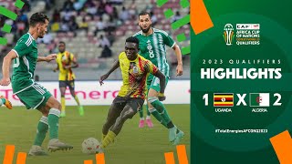 Uganda 🆚 Algeria  Highlights  TotalEnergiesAFCONQ2023  MD5 Group F [upl. by Sula]