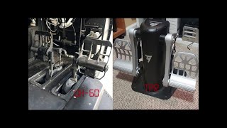 Damper  Thrustmaster TPR  Pendular Rudder Pedals 3d printed parts [upl. by Jorie45]