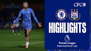 Chelsea U21 40 RSC Anderlecht U21  HIGHLIGHTS  PL INT CUP 202425 [upl. by Bee]