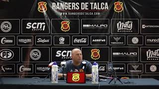 RANGERS DE TALCA CONFERENCIA DE DT DEL ROJINEGRO [upl. by Anayhd302]