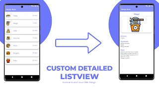 Custom ListView in Android Studio using Java [upl. by Hollis477]