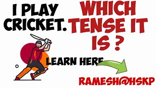 Simple present tense with examples Tense present tenseRameshHSKP [upl. by Baten]