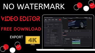 Video Editing Software free without Watermark for PC  Davinci Resolve  Tutorial for Beginner [upl. by Emrich582]