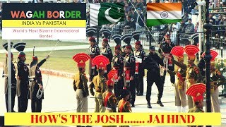 Wagah Border I India Pakistan Retreat Ceremony I Battleground I 2019 [upl. by Jermaine481]