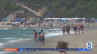 Laguna Beach coping with an unprecedented spike in visitors [upl. by Anekahs]