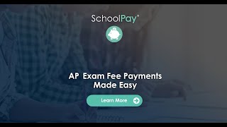 SchoolPay AP Exam Fee Collection Promo [upl. by Olvan]