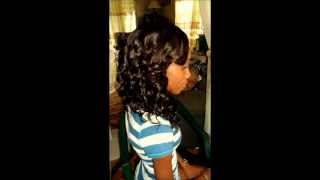 Side Part Install Brazilian Bodywave 16quot 14quot 12quot [upl. by Ellezaj]