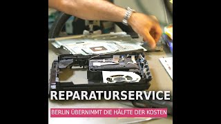 Reparieren statt Wegwerfen – Berlin startet mit dem Reparaturbonus [upl. by Ahsekyt]