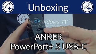 ANKER PowerPort 5 USBC  Unboxing [upl. by Marysa425]