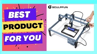 SCULPFUN S9 with Laser Rotary Roller 90W Effect Laser Engraving Machine Ultrathin [upl. by Omura]