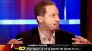 MUST SEE Skip Bayless goes HAM on LeBron James 2011 NBA Finals game 5 [upl. by Amyaj]