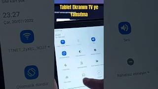 Tablet Ekranını Kablosuz olarak TV ye Yansıtma tablet screenmirroring miracast android [upl. by Kleeman]