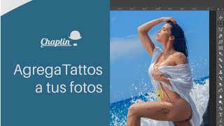 Photoshop Agrega Tatuajes realistas a tus fotos [upl. by Elak]