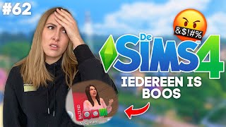 IEDEREEN heeft RUZIE amp ZIJ LOPEN WEG VAN HUIS  De Sims 4  Deel 62 [upl. by Annehs798]