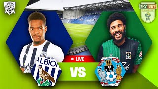 BAGGIES BIG PLAYOFF WIN West Brom 21 Coventry LIVE  EFL Championship WATCH ALONG [upl. by Patten]