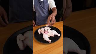 Cheese infused chicken 🍗😂  shortvideo funny [upl. by Heisel615]